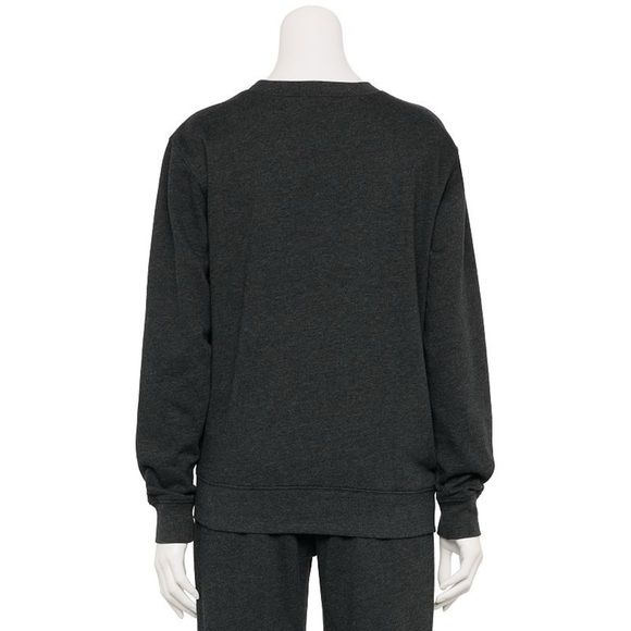 Mighty Fine Grey butterfly grid sweatshirt - Picture 6 of 6